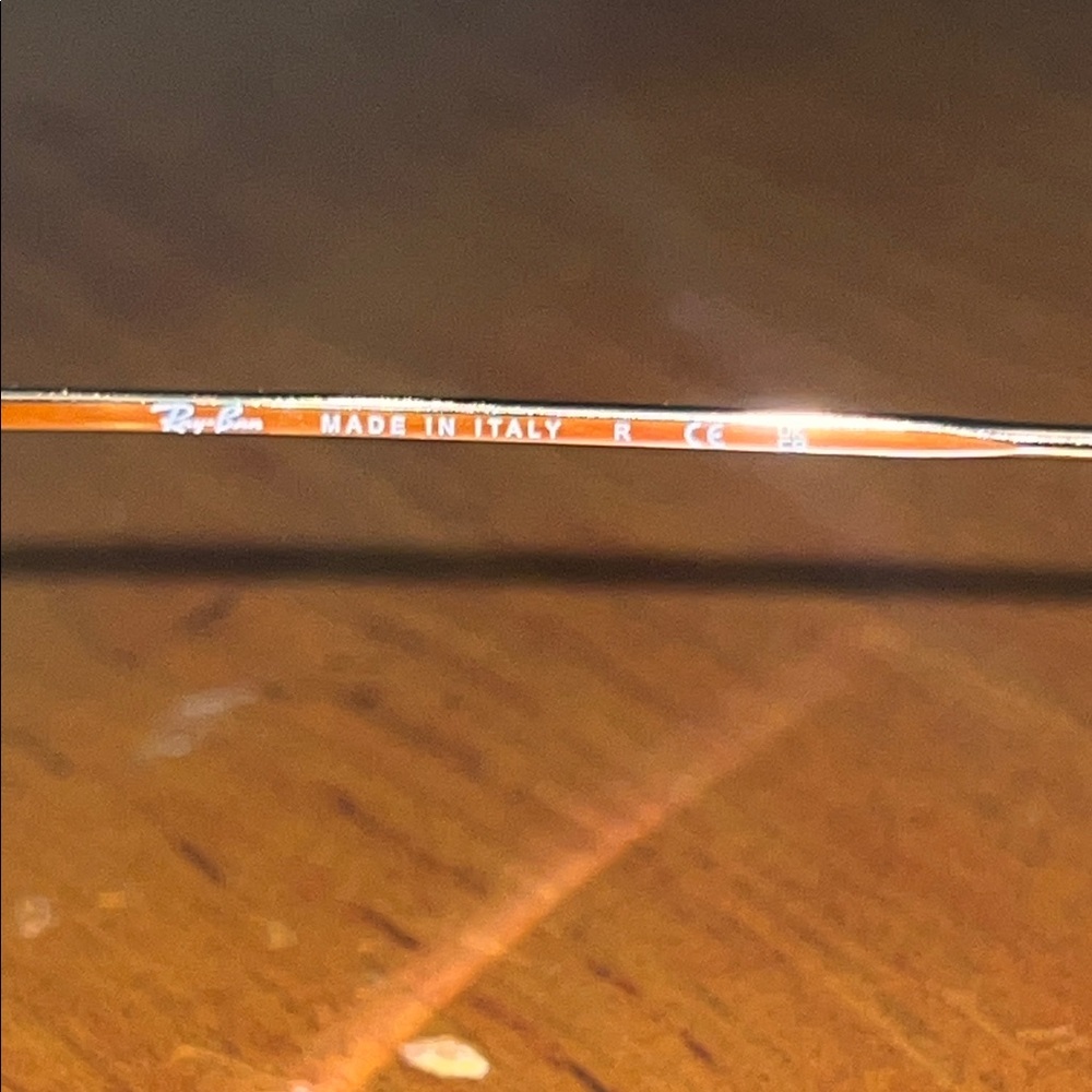 Ray-Ban Hexagonal Sunglasses With Dark Brown Lens… - image 7